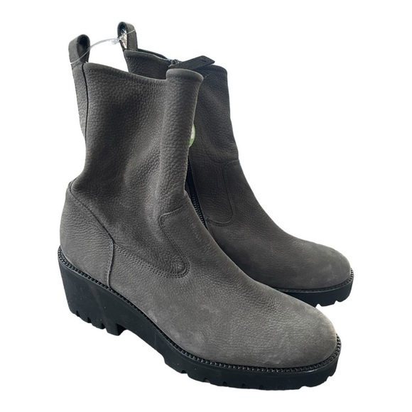 Paul Green Newbury Bootie‎ Lug Platform Gray 8.5 - Picture 1 of 5